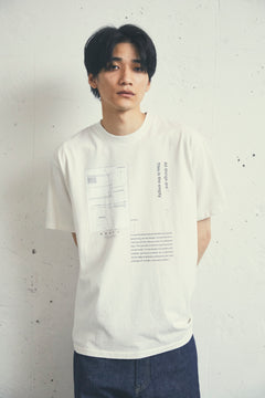 17/- ROUND SHAPE S/S TEE - tenon T-chair and Craft Mind