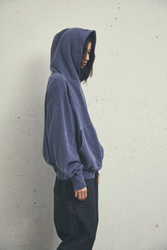 Used dyed sweat parka