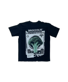 17/-ROUND SHAPE DYED TEE "Broccolis"