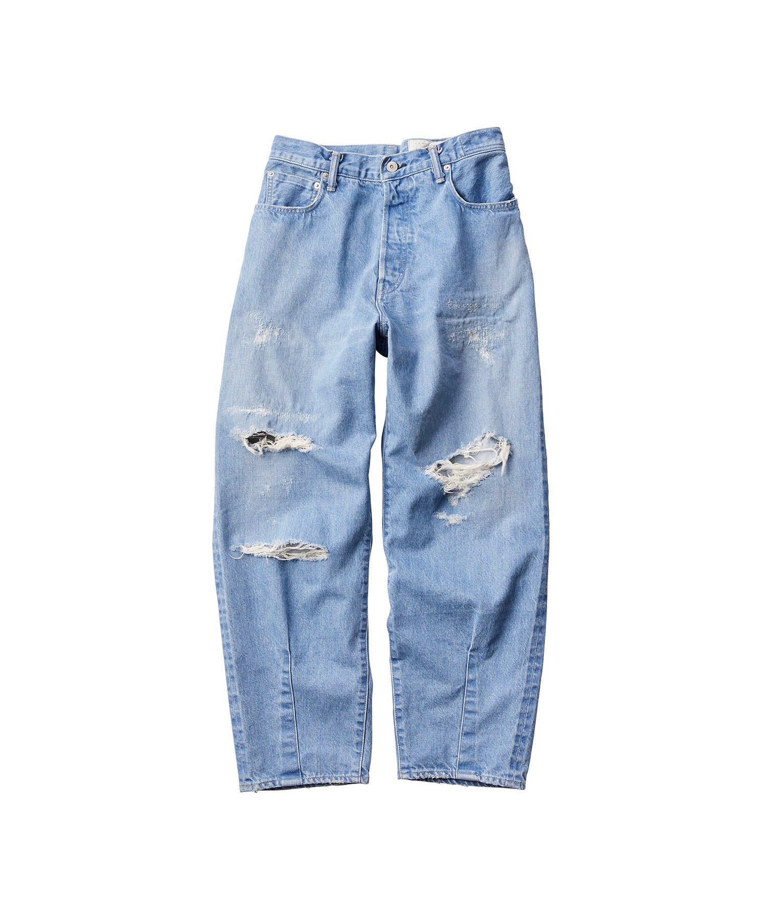 KURO CROSSED DENIM SHORTS 日本製-