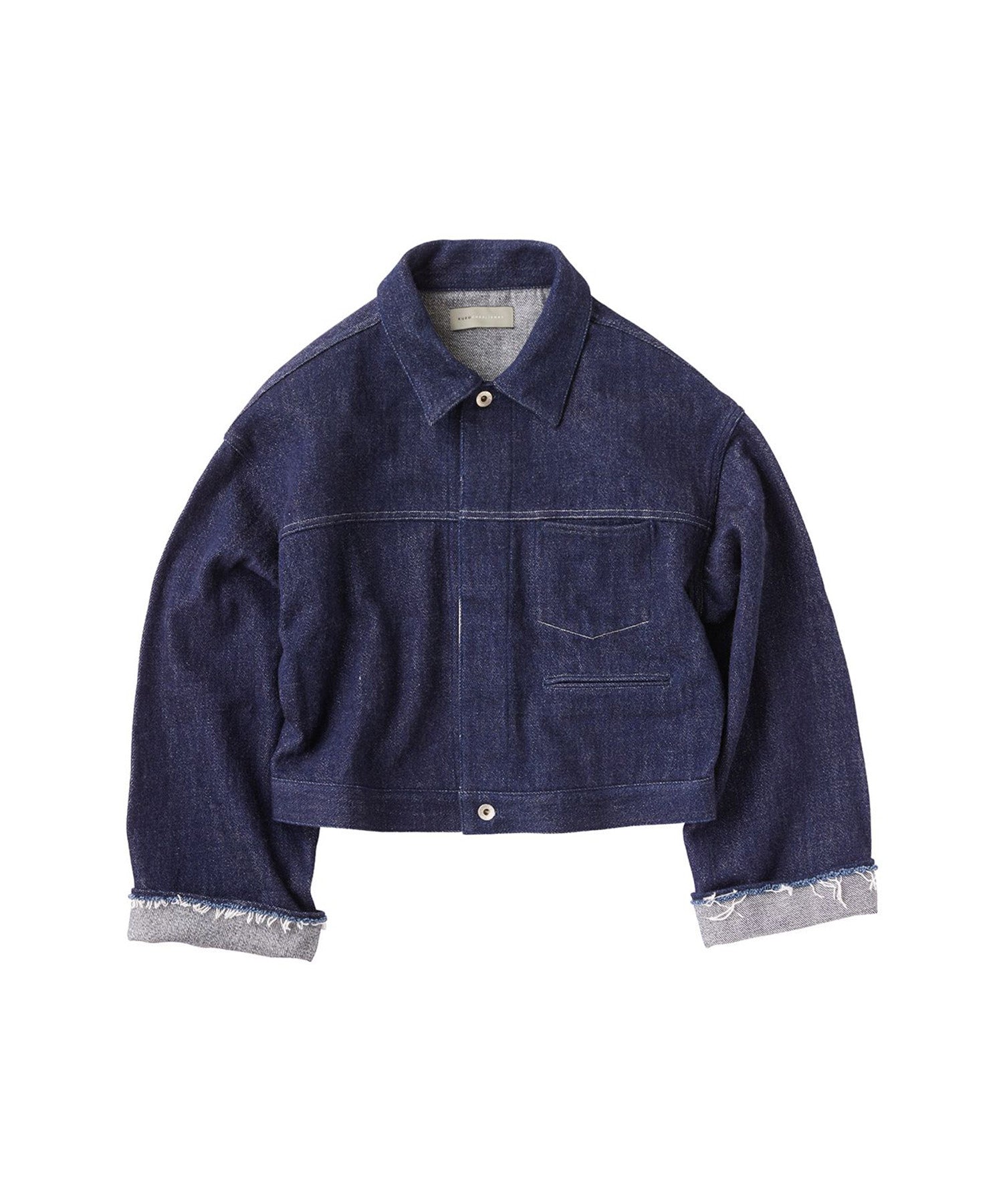 CHORE DENIM JACKET ONE WASH - KURO