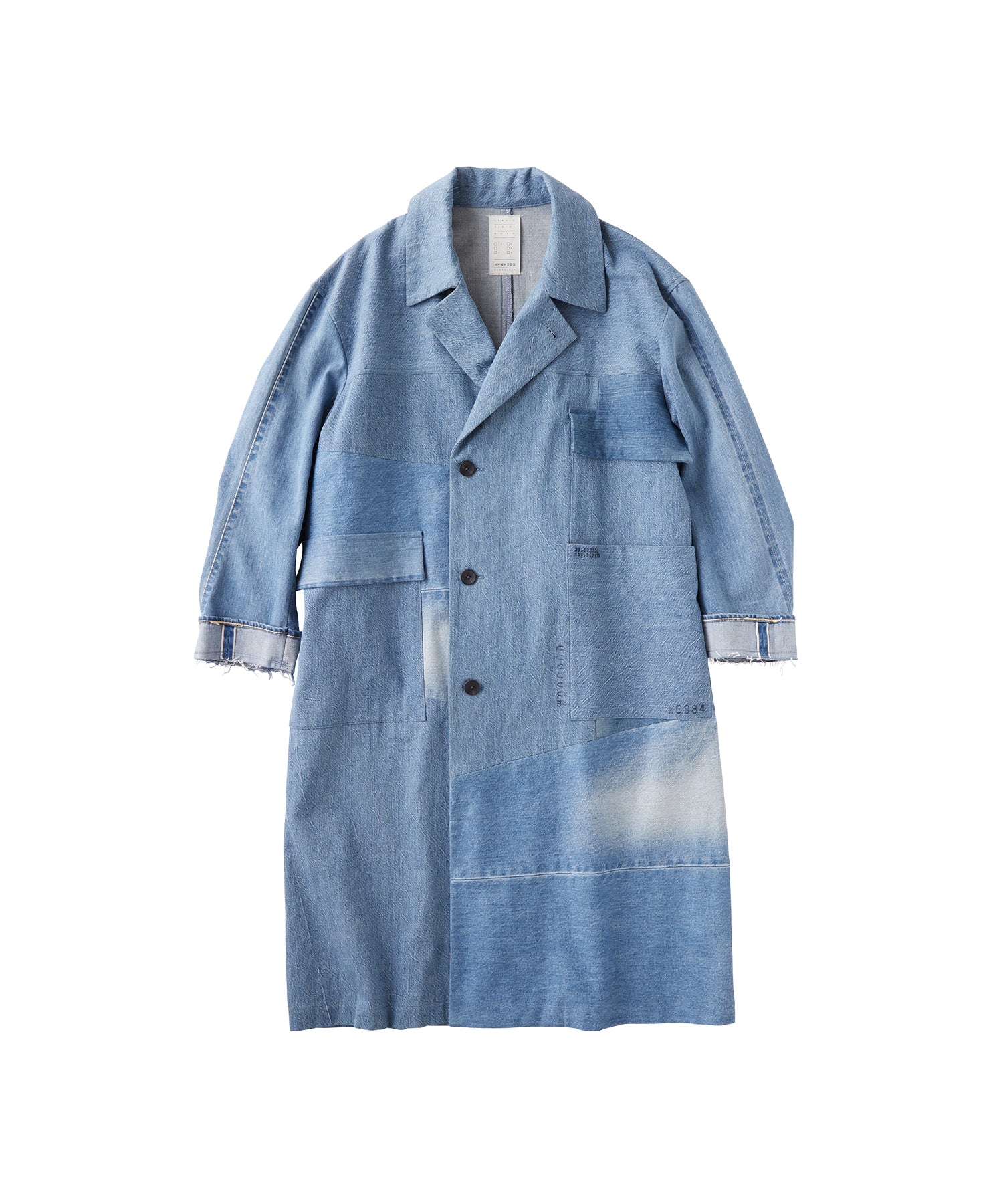 KURO | Remade denim military mark three coat