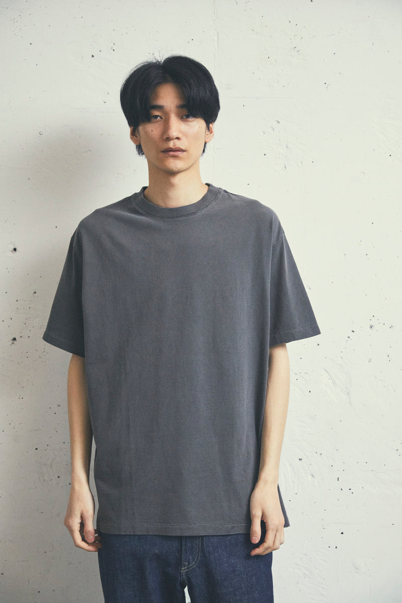 17/-ROUND SHAPE DYED TEE
