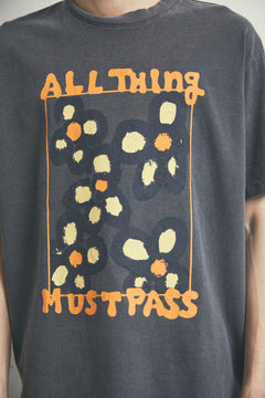 17/- ROUND SHAPE S/S TEE -ANYTHING FLOWER-