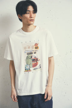 17/- ROUND SHAPE S/S TEE - ORBIT