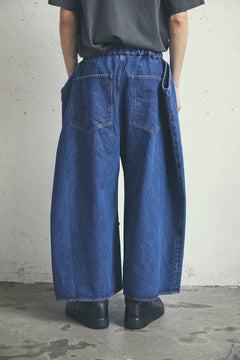 PAPER FOLDING DENIM PANTS