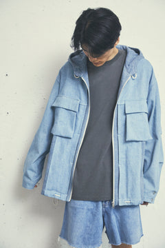 REMAKE DENIM PARKA BLOUSON