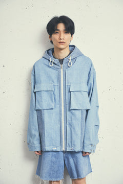 REMAKE DENIM PARKA BLOUSON
