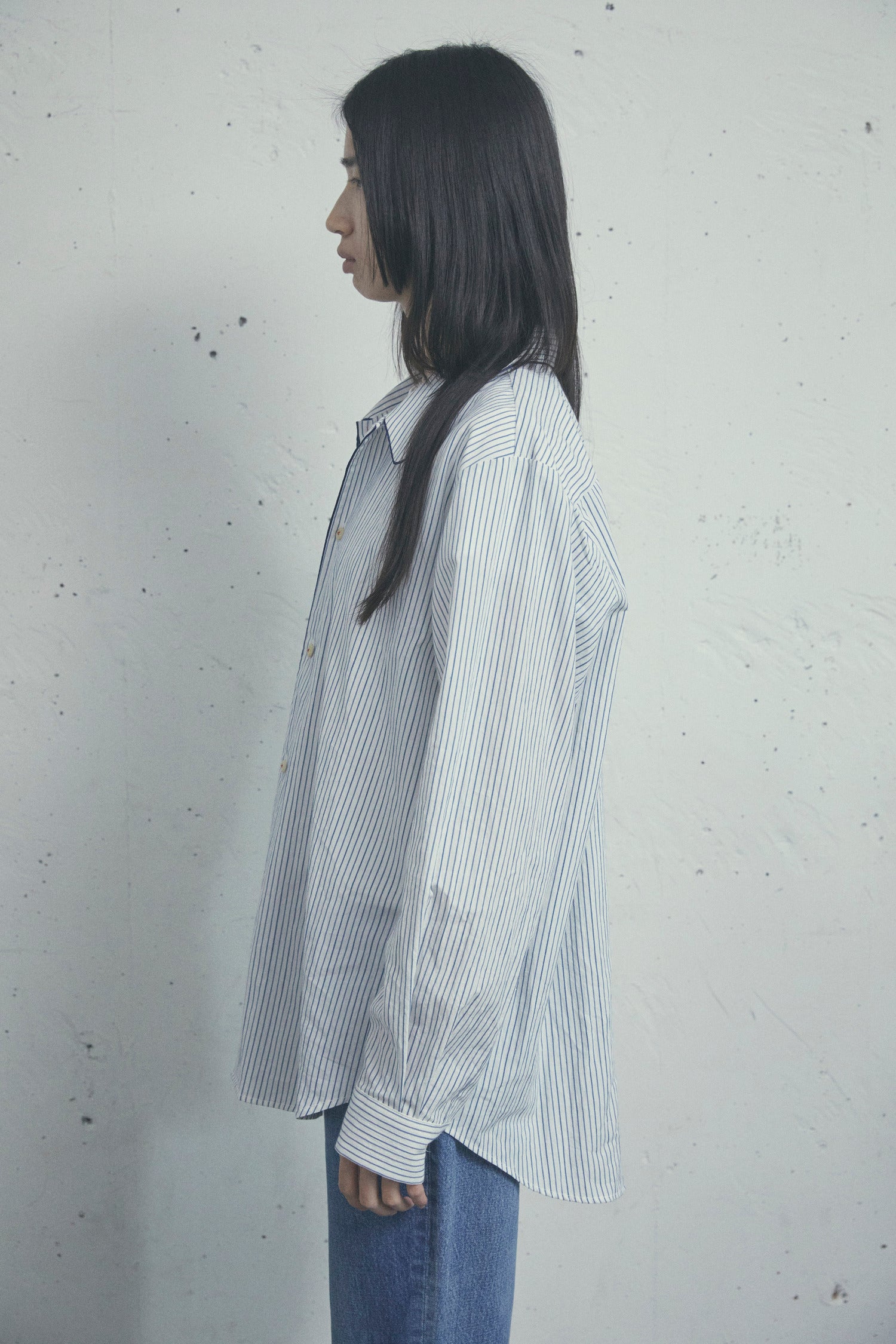 QUIET STRIPE PIPING SHIRT