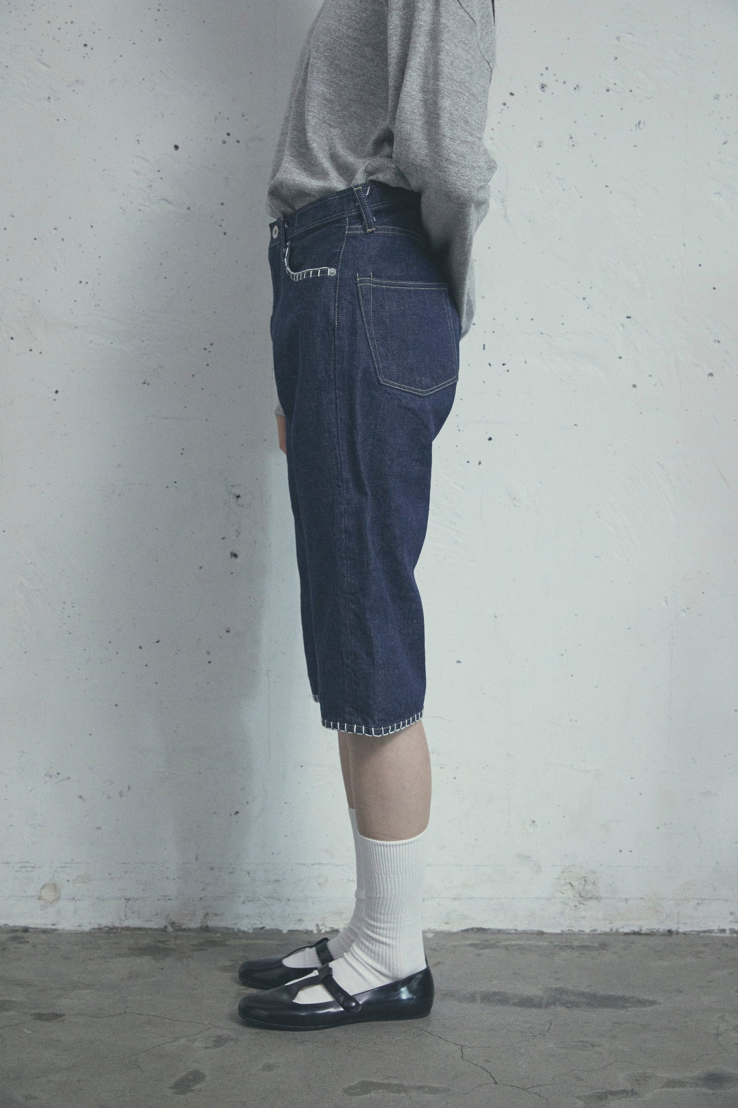BLANKET-STITCH SHORTS