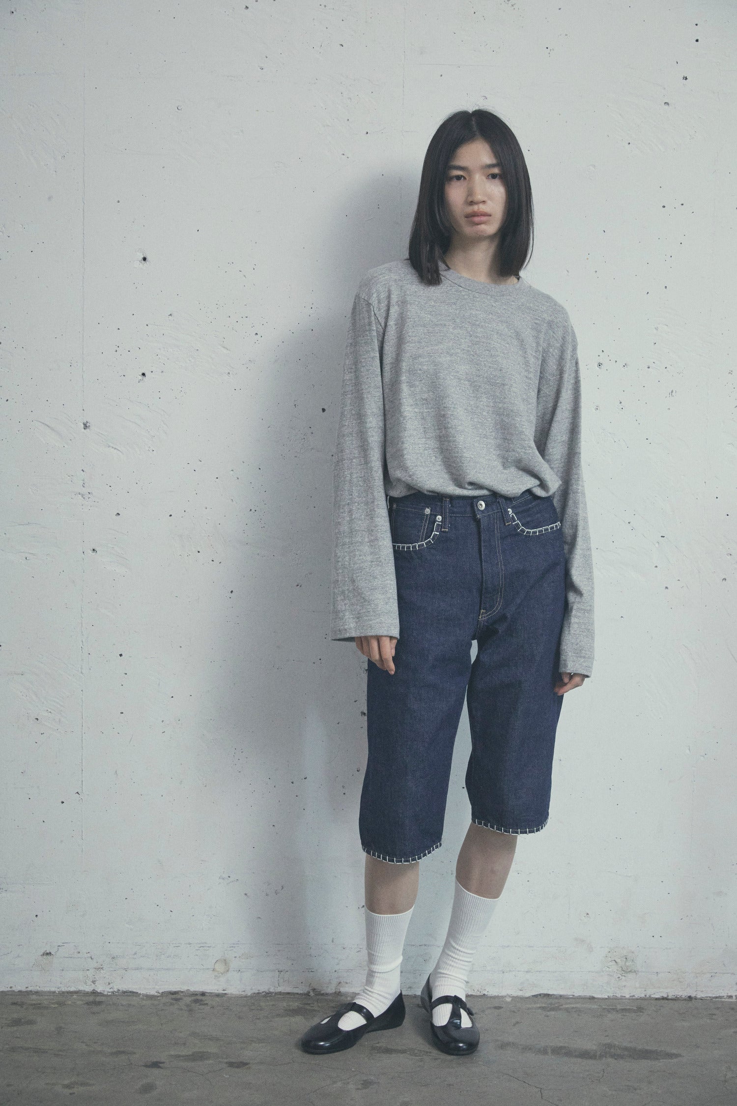 BLANKET-STITCH SHORTS