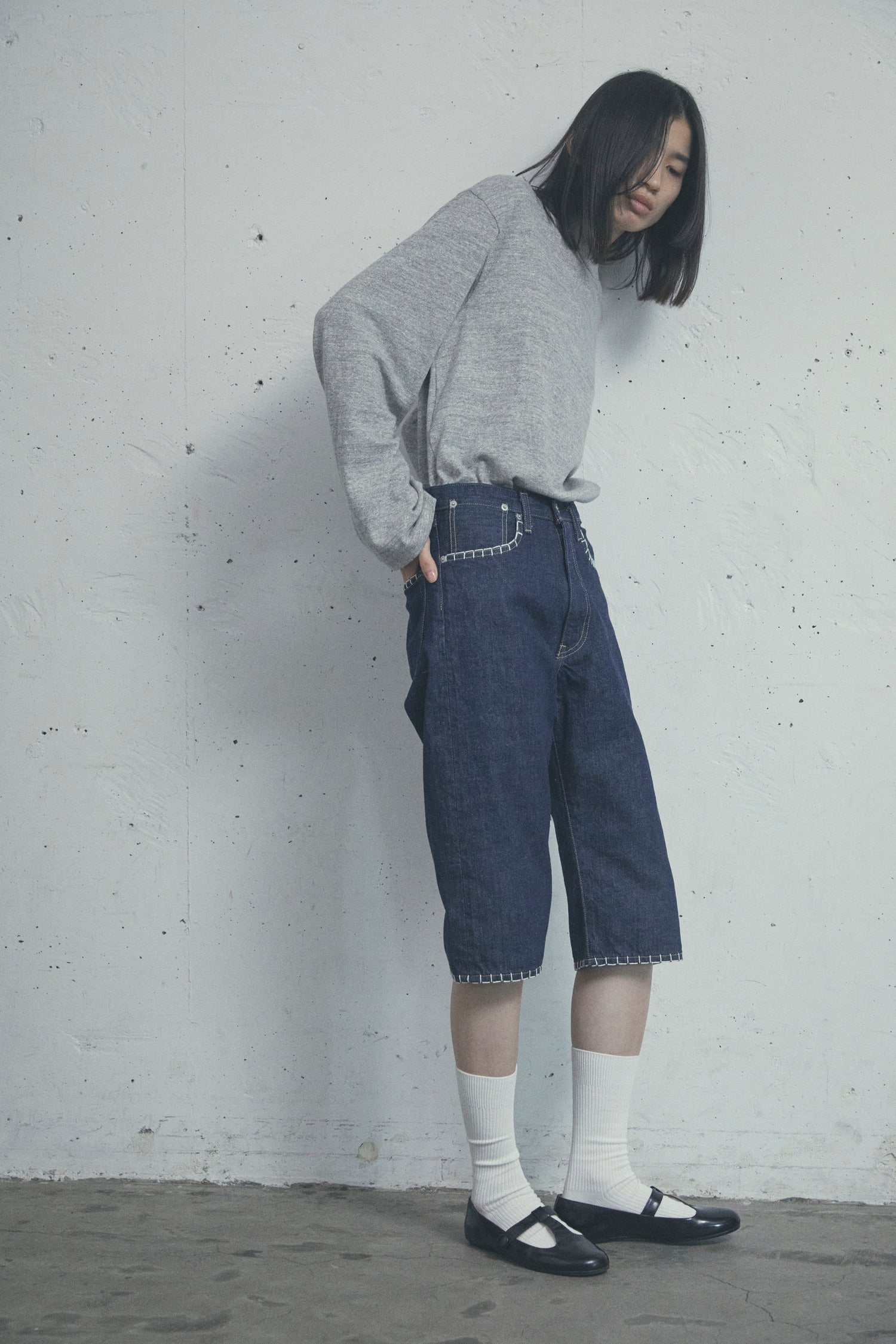 BLANKET-STITCH SHORTS
