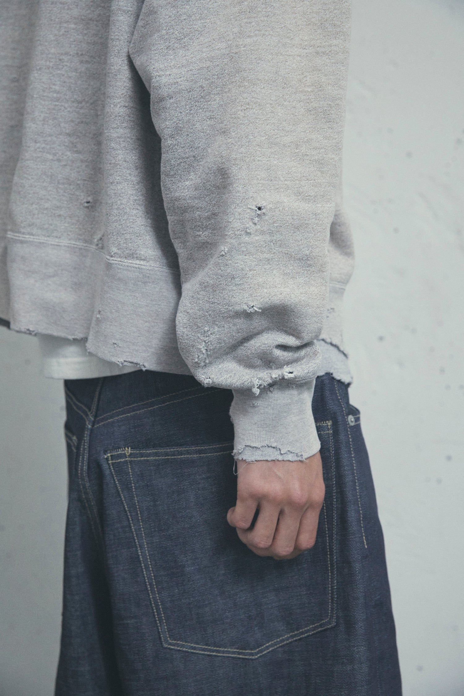 MORE DAMAGE SWEAT PARKA
