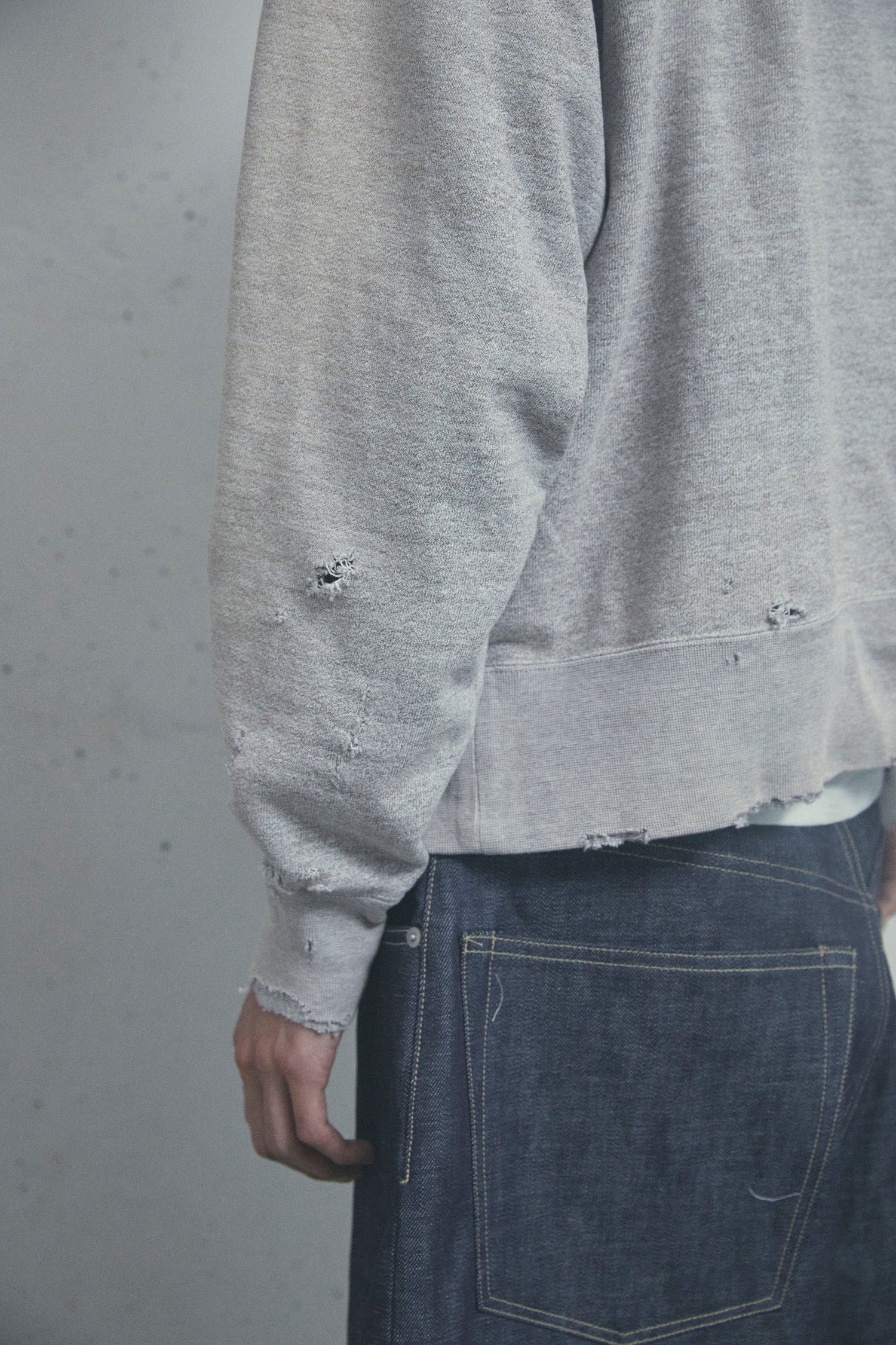 MORE DAMAGE SWEAT PARKA