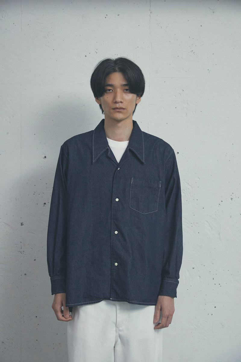 70’S DENIM SHIRT INDIGO