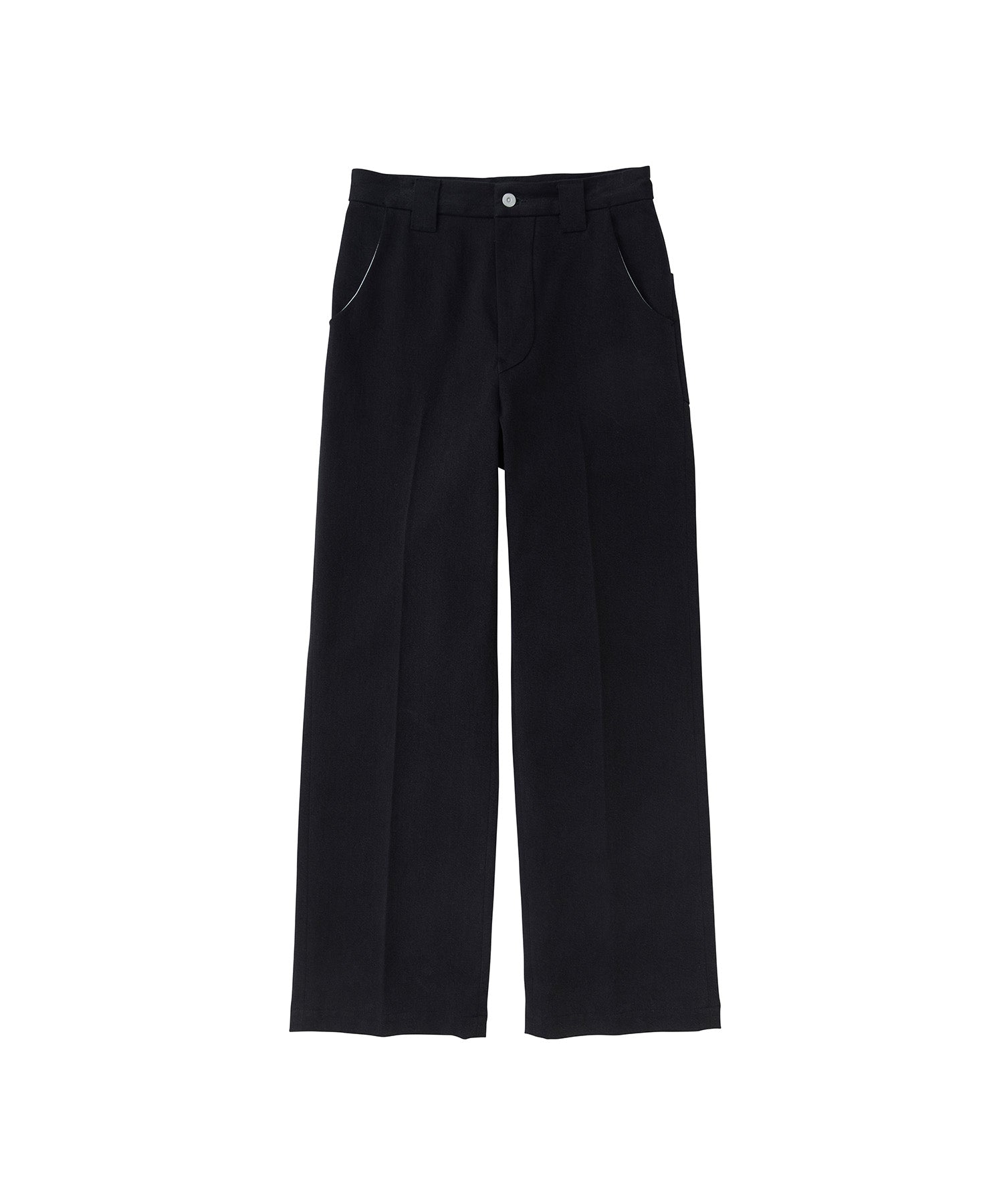 INDIGO TAILORED WIDE TROUSERS