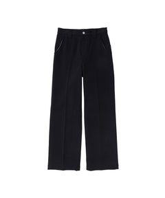 INDIGO TAILORED WIDE TROUSERS