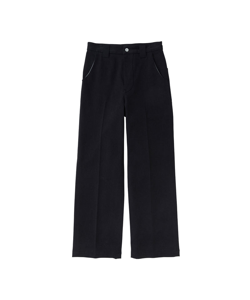 INDIGO TAILORED WIDE TROUSERS
