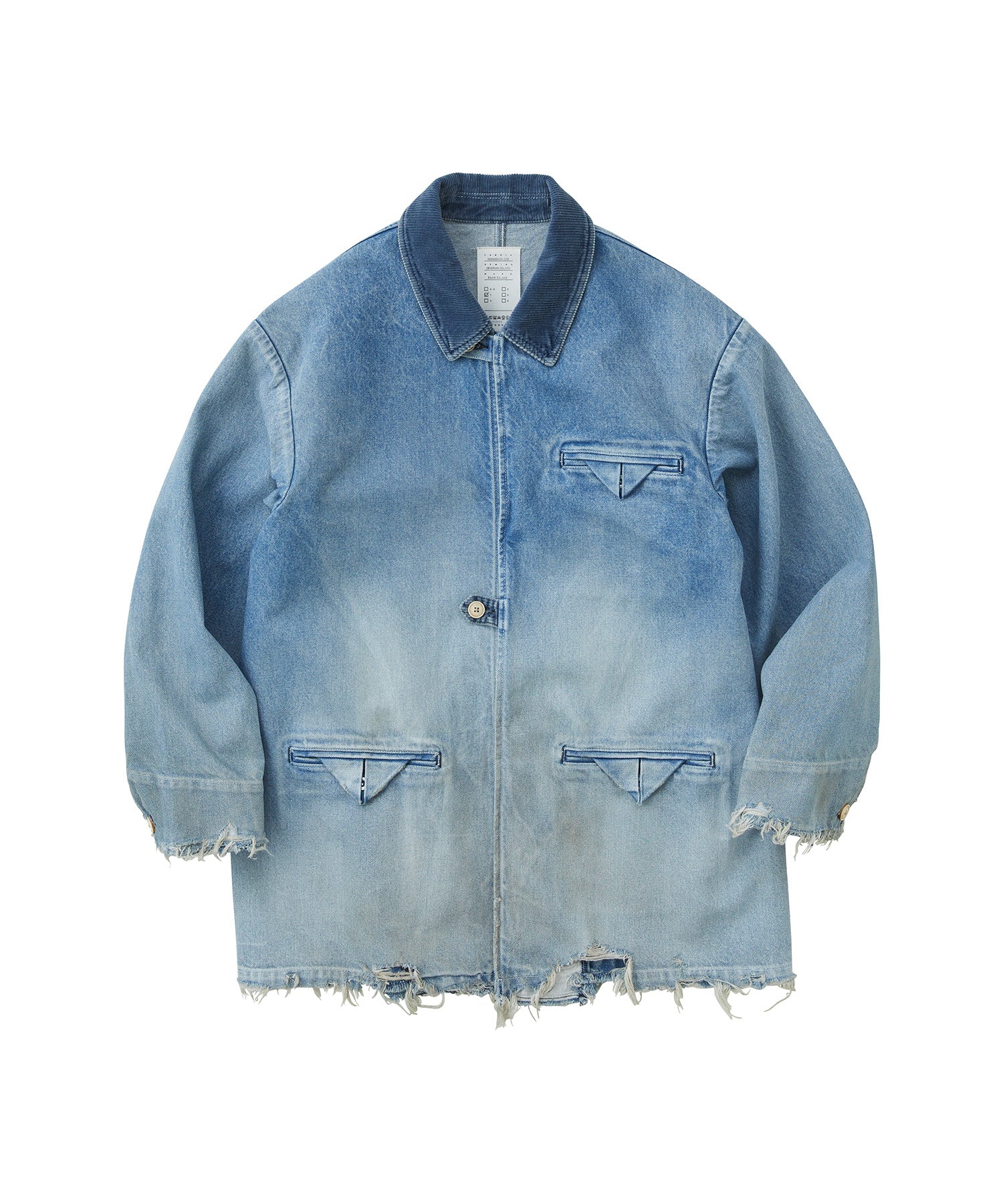 KURO デニムハーフコート | 日本製インディゴジャケット・メンズアウター