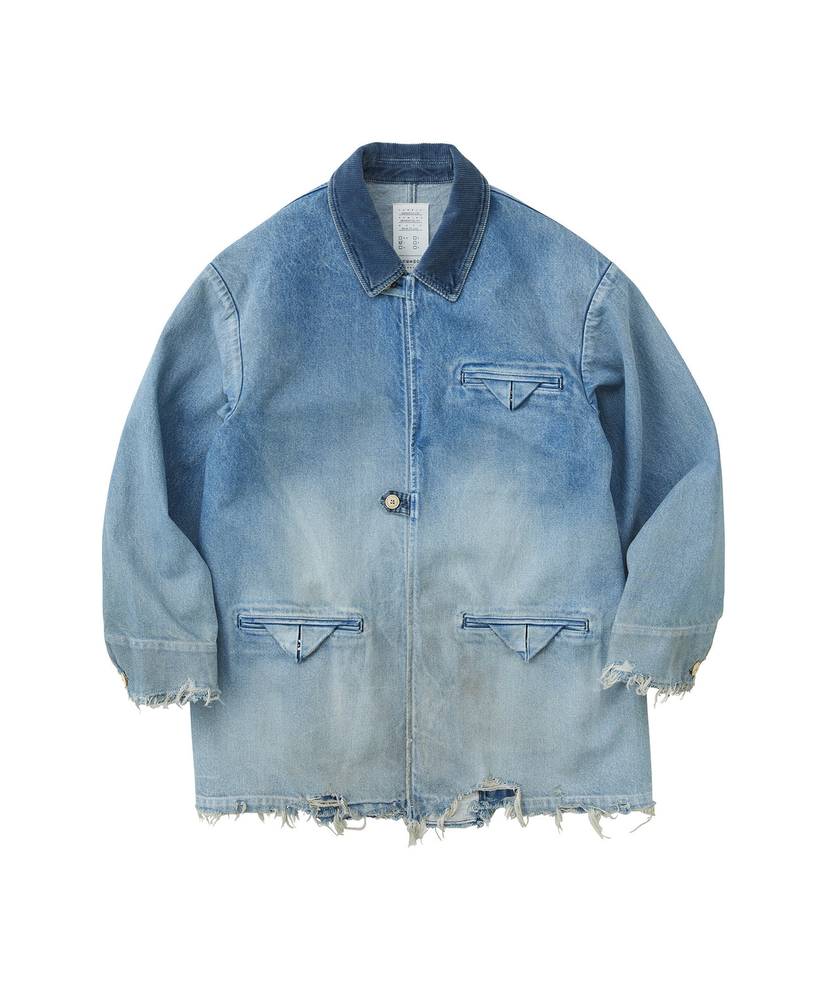 DENIM HALF COAT