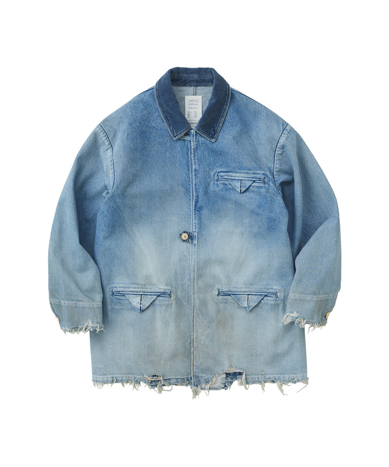 DENIM HALF COAT