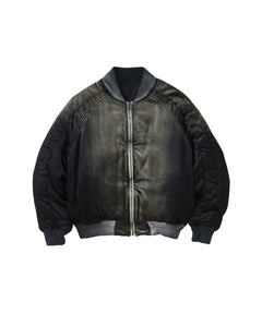 SULFUR DYEING SATIN INSULATED JACKET