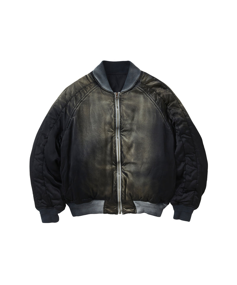 SULFUR DYEING SATIN INSULATED JACKET