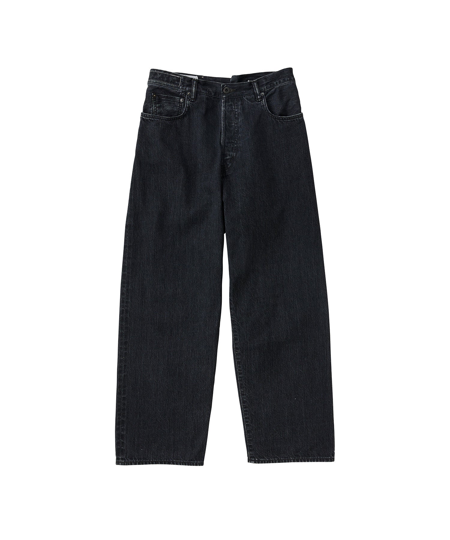 SELVEDGE CROSS DENIM PANTS FADED BLACK
