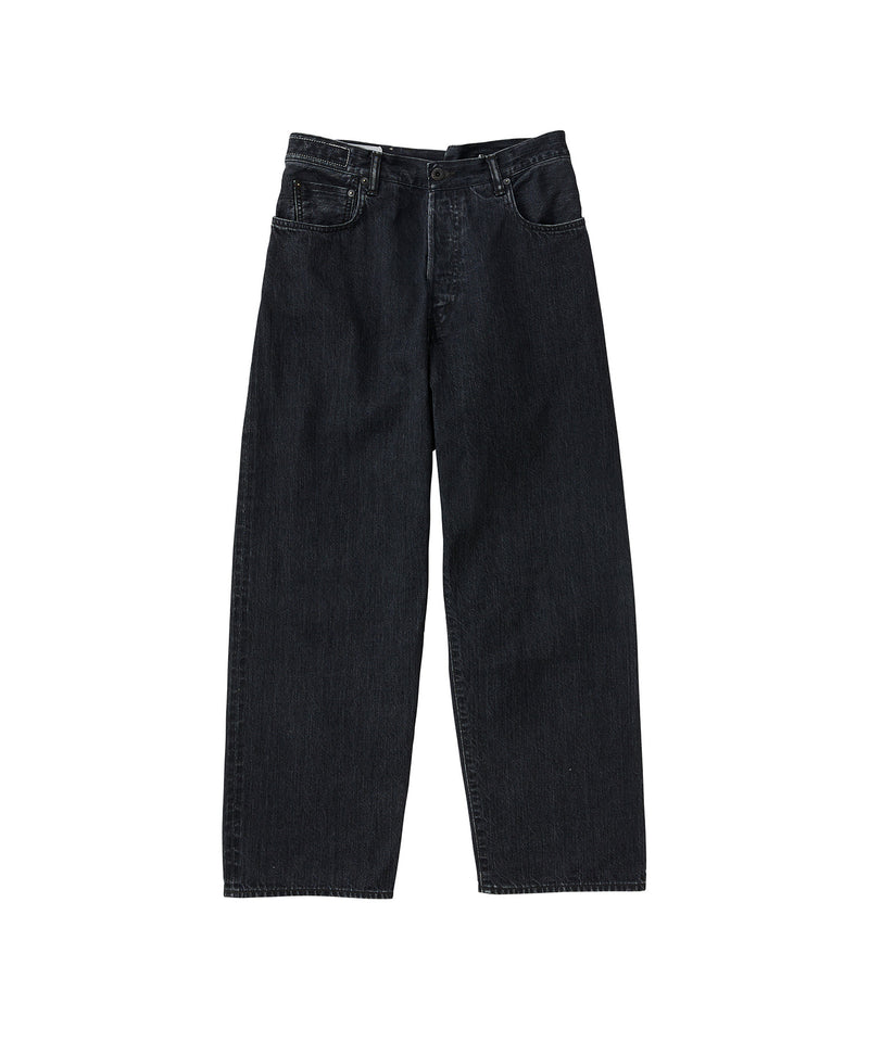SELVEDGE CROSS DENIM PANTS FADED BLACK
