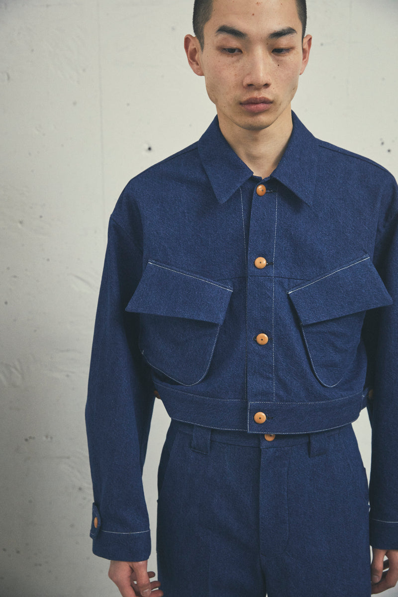 UTILITY POCKET DENIM JACKET