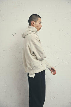 MORE DAMAGE PULL SWEAT PARKA