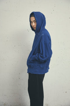 MORE DAMAGE WASHED SWEAT PARKA