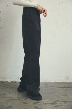 INDIGO TAILORED WIDE TROUSERS