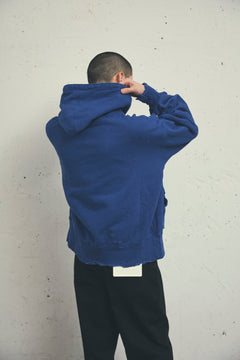 MORE DAMAGE WASHED SWEAT PARKA