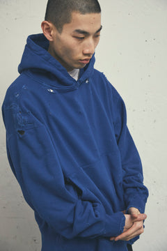 MORE DAMAGE WASHED SWEAT PARKA