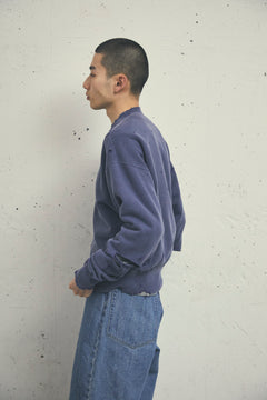 MORE DAMAGE WASHED CREW NECK SWEAT
