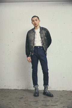 SULFUR DYEING SATIN INSULATED JACKET