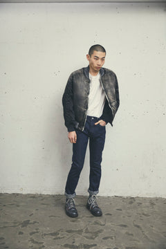 SULFUR DYEING SATIN INSULATED JACKET