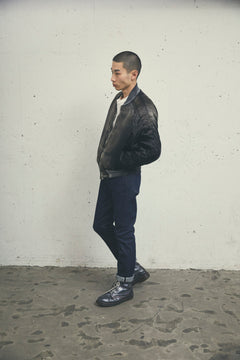 SULFUR DYEING SATIN INSULATED JACKET