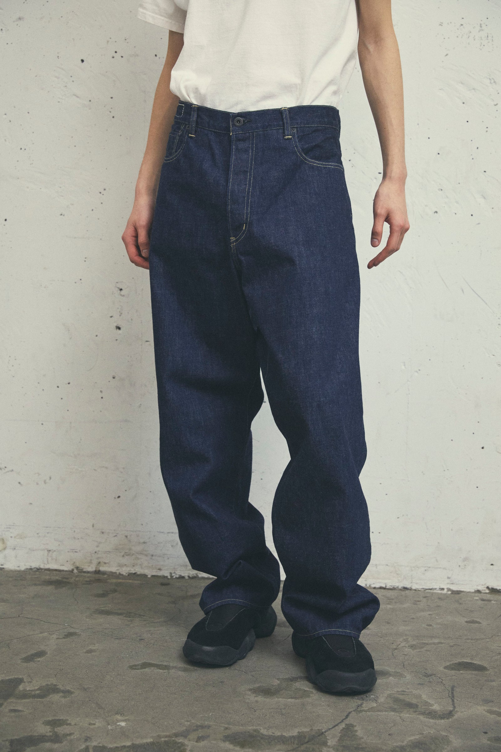 SELVEDGE CROSS DENIM PANTS INDIGO