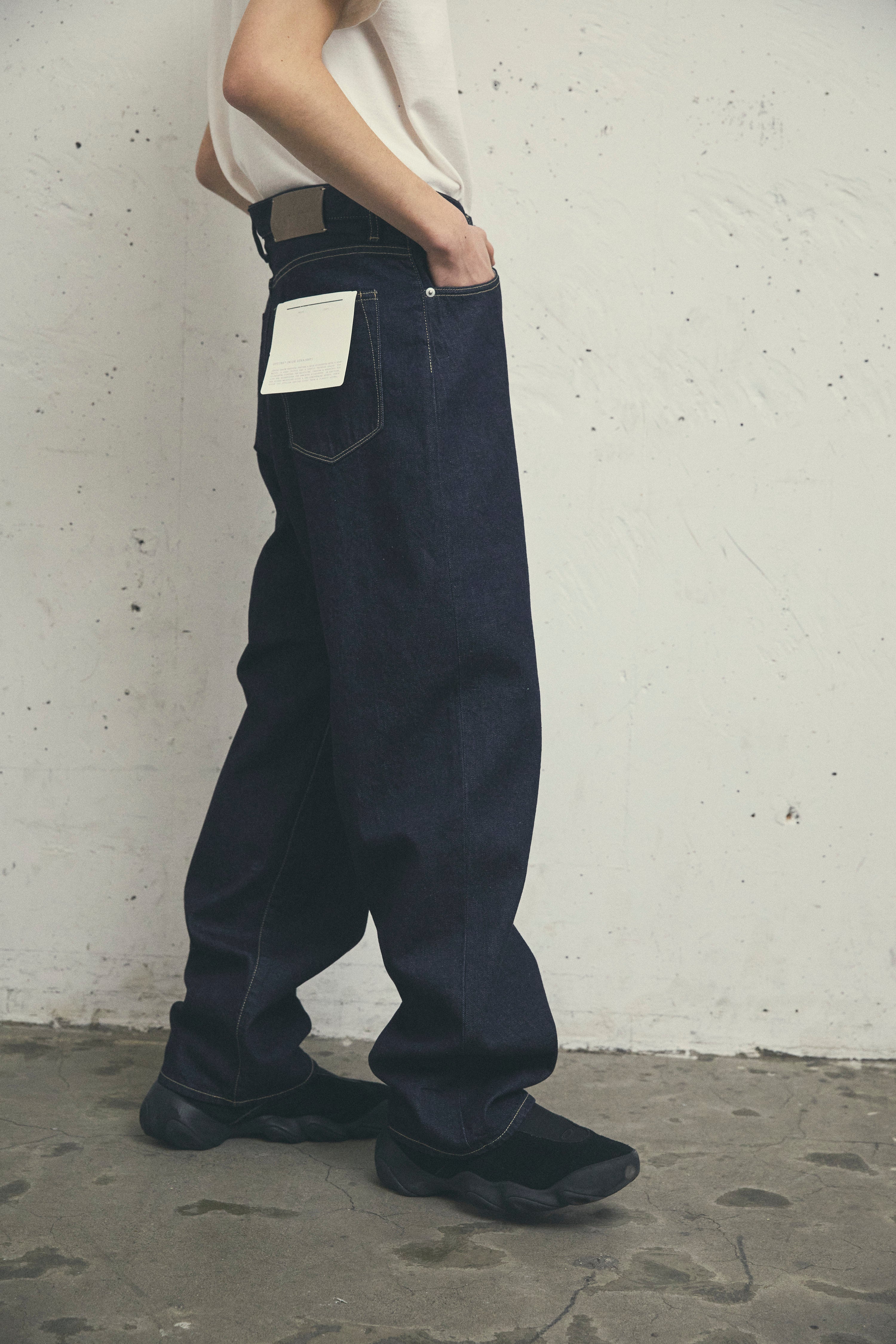 KURO Optima One Wash | High-Waist Wide Leg Japanese Denim Jeans