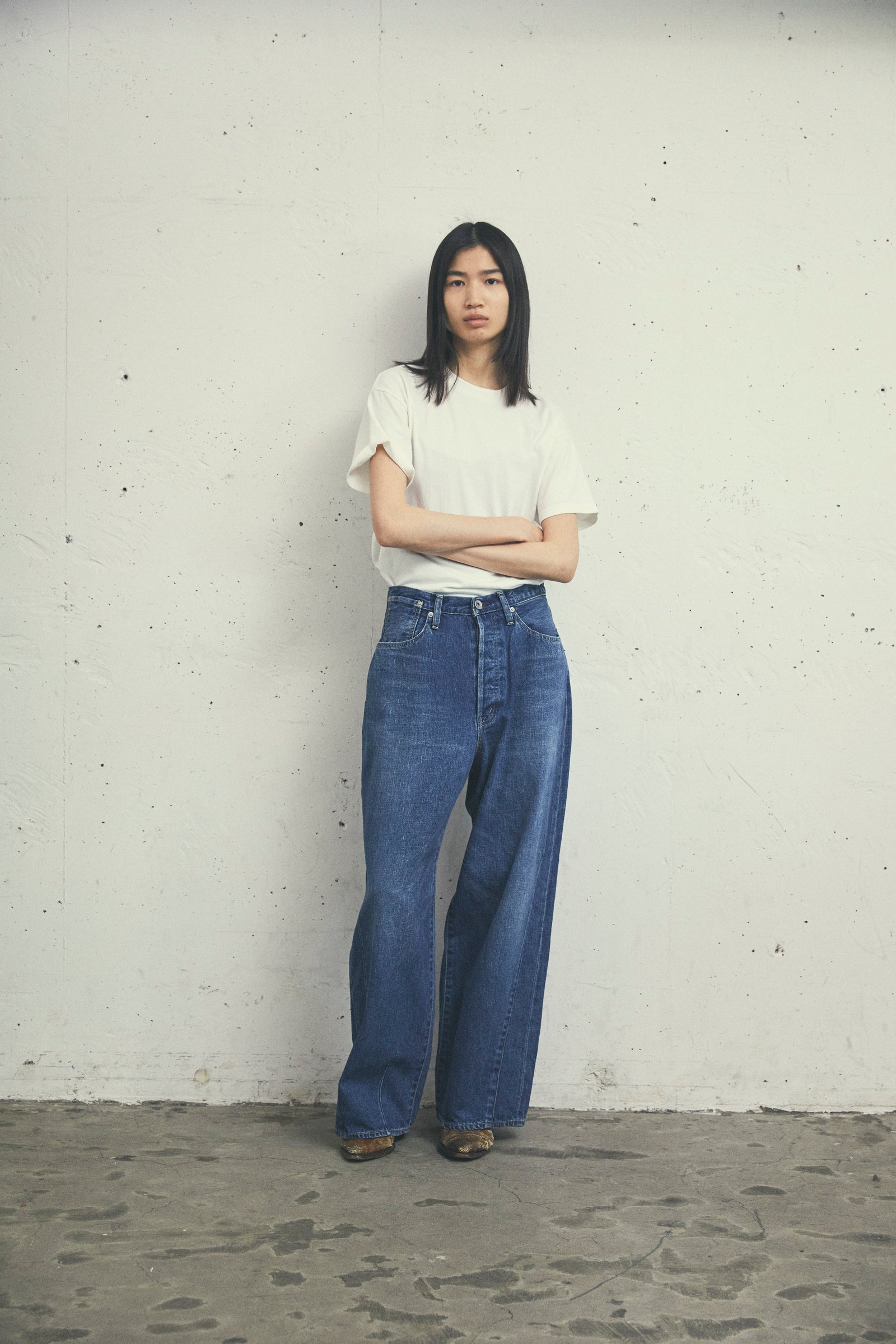 - SELVEDGE - STRUCTURE FADED INDIGO