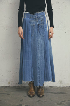 REMAKE DENIM MARK VI SKIRT