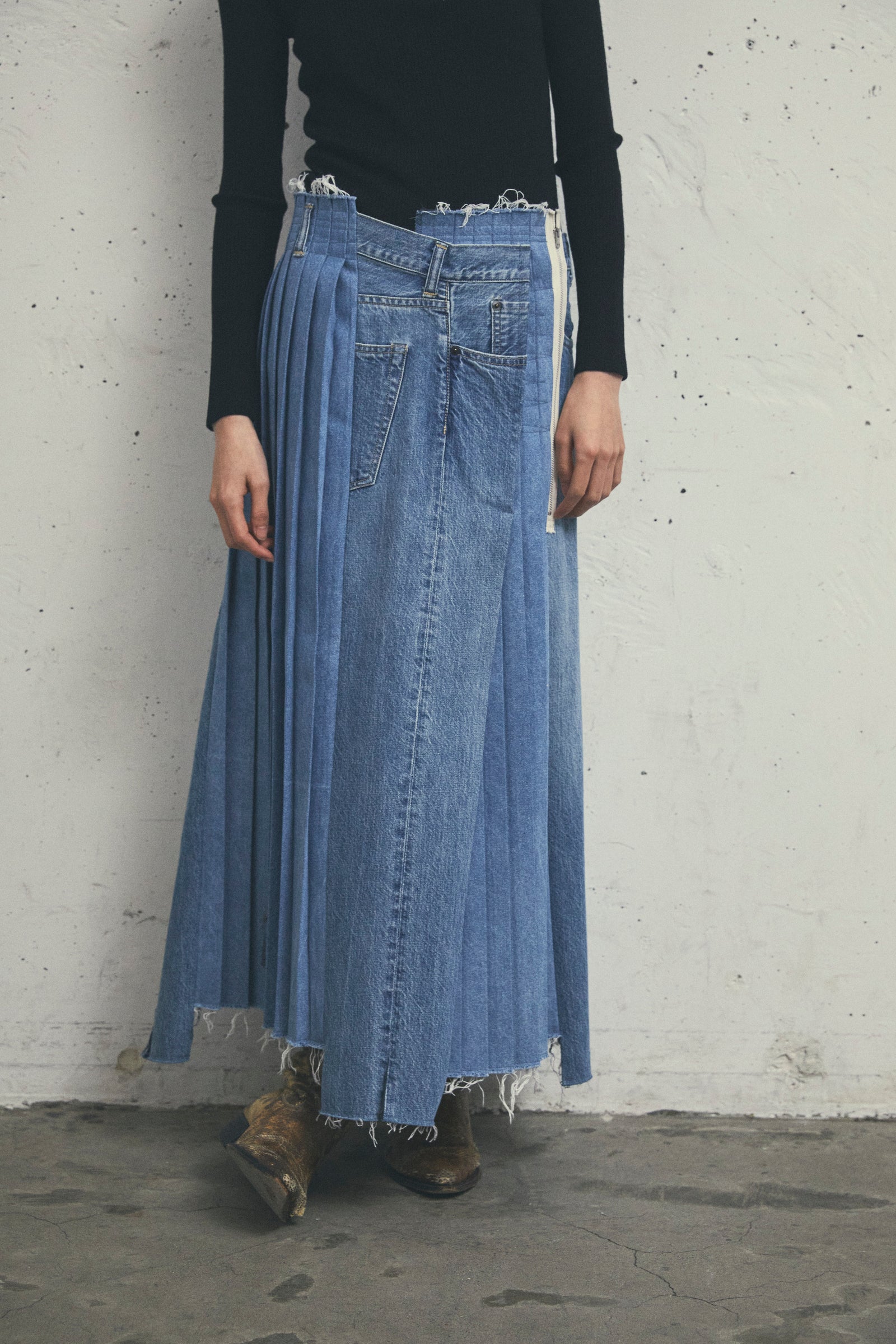 REMAKE DENIM MARK VI SKIRT