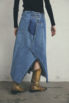 REMAKE DENIM MARK VI SKIRT