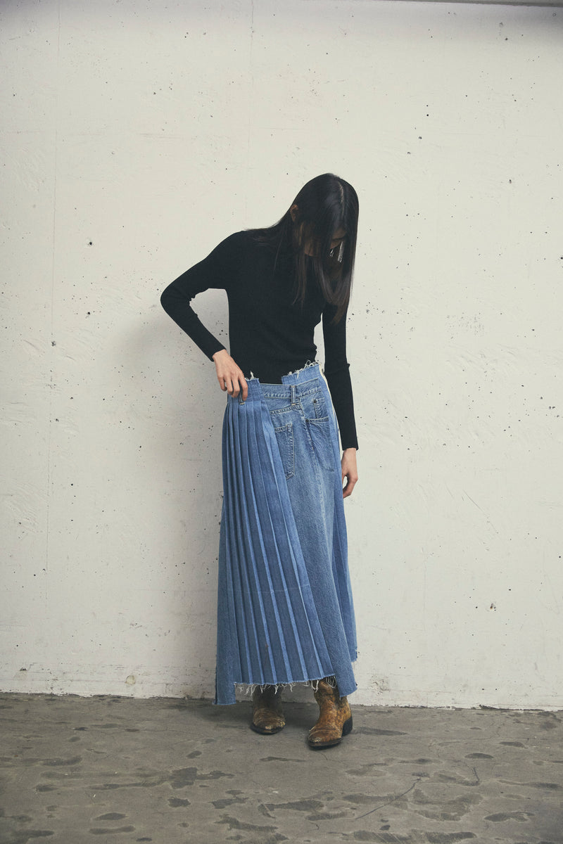 REMAKE DENIM MARK VI SKIRT