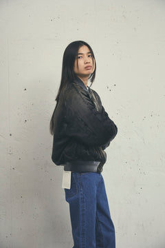 SULFUR DYEING SATIN INSULATED JACKET