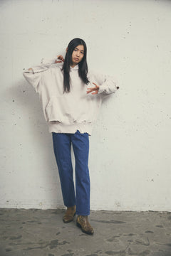 MORE DAMAGE WASHED SWEAT PARKA