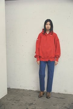 MORE DAMAGE WASHED SWEAT PARKA