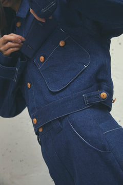 UTILITY POCKET DENIM JACKET
